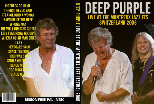 Deep Purple Live At The Montreux Jazz Festival Switzerland 2006 DVD