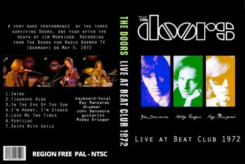 The Doors Live At The Beat Club, Musikladen, Bremen, Germany 05/03/1972 DVD