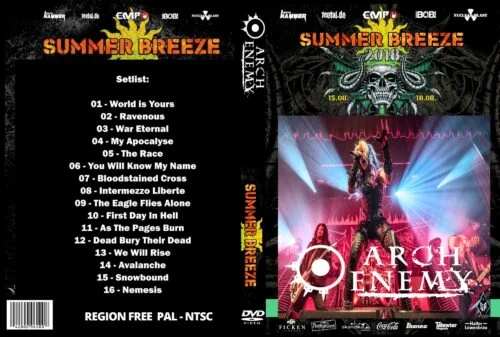 Arch Enemy Live At Summer Breeze Festival 2018 DVD