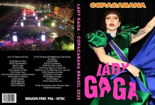 LADY GAGA Live At Copacabana, Rio de Janeiro, Brasil 2025 DVD