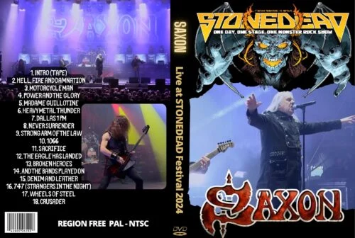 SAXON Live at Stonedead Festival, Newark, UK 2024 DVD