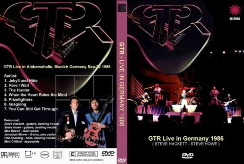 GTR Live In Munich, Germany 1986 DVD