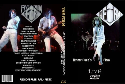 The Firm live at The Hammersmith Odeon, London U.K 1984 DVD