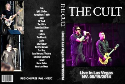 The Cult Live In Las Vegas NV. 08/19/2014  DVD