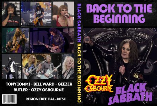 OZZY OSBOURNE & BLACK SABBATH Back to the Beginning – The Final Show Live At The Villa Park Stadium, Aston, Birmingham, England 2025 DVD (5 DVD Set)