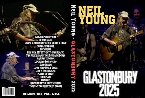 NEIL YOUNG - Live in Glastonbury Festival 2025 DVD (2 DVD Set)