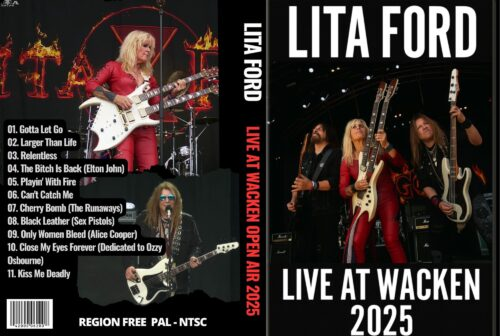 LITA FORD Live At The Wacken Open Air 2025 DVD