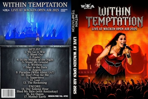 WITHIN TEMPTATION Live at Wacken Open Air 2025 DVD
