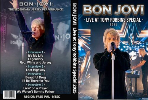 BON JOVI  Tony Robbins Special DVD 2025